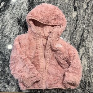 The North Face Pink Kids Puffer Jacket - Reversible